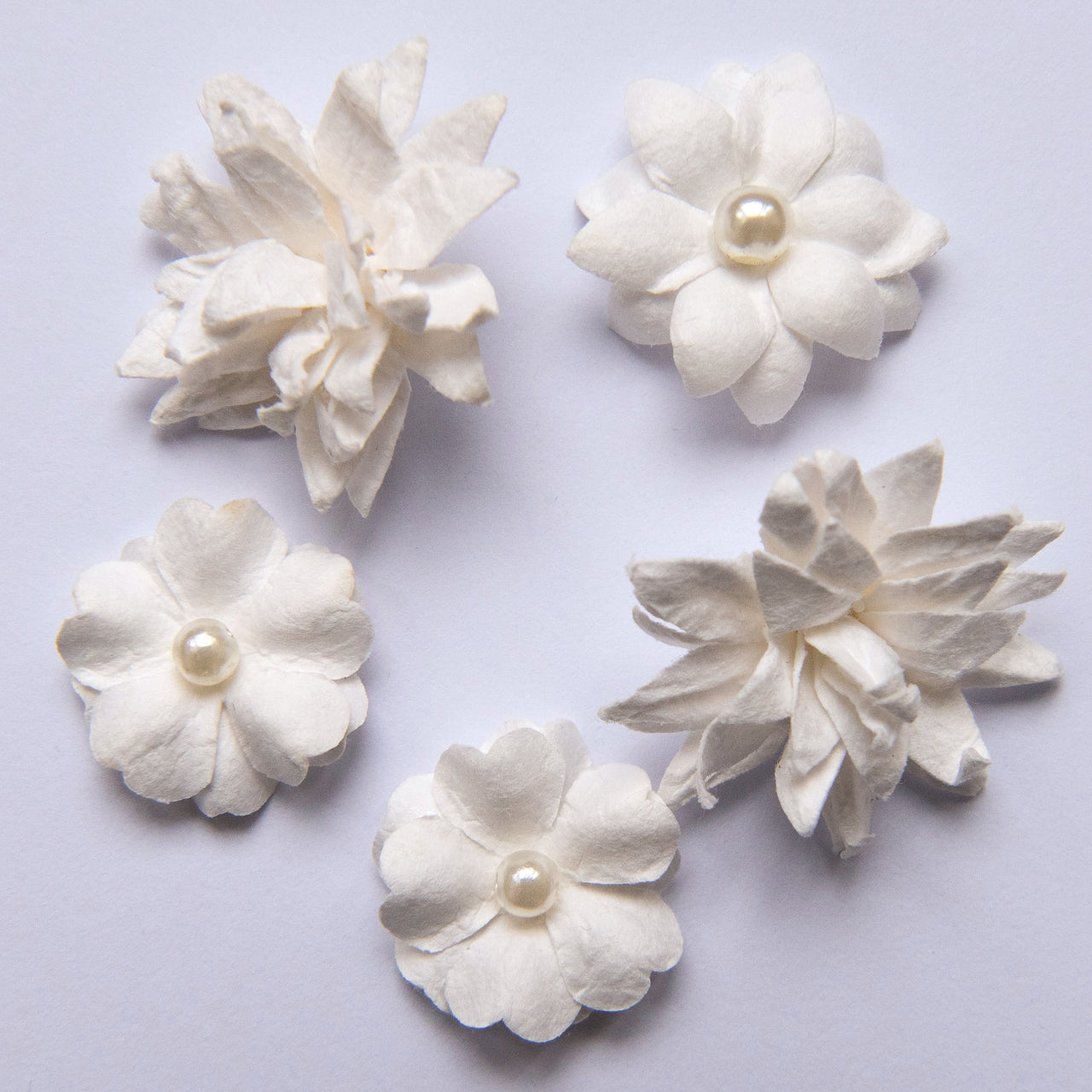 49 And Market Flower Mini Series 01 5/Pkg - Cloud