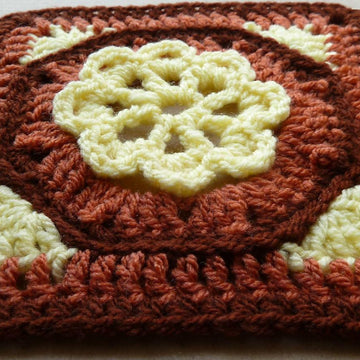 Octagon Garden Afghan Square