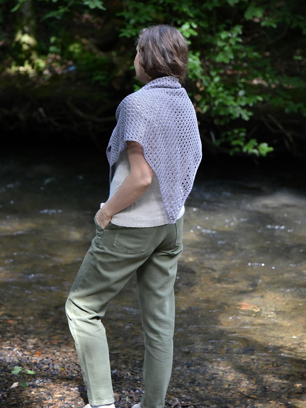 Flaxynet shawl