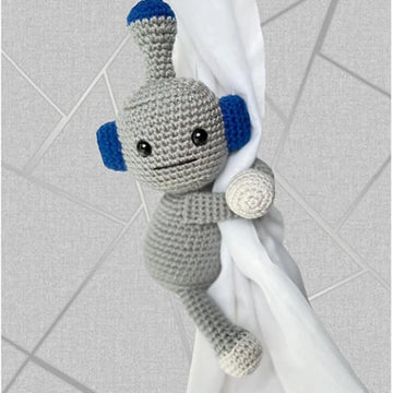 Robot curtain tieback