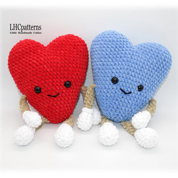 Seamless Heart Crochet Pattern