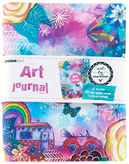 Studio Light Art By Marlene 5.0 Ringbinder Art Journal - 5.70"X7.5"