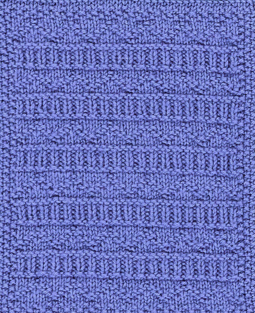 #1238 Paradise City - Blanket Knitting Pattern for Home in Valley Yarns Northampton by Valley Yarns