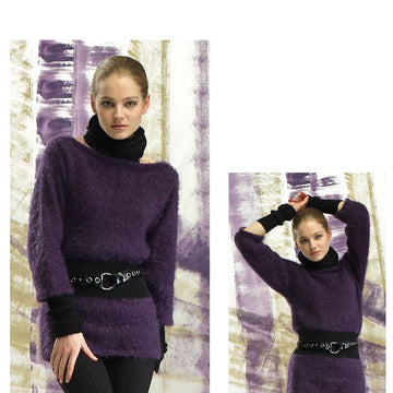 Sweater and Warmers in Lang Yarns Merino 120
