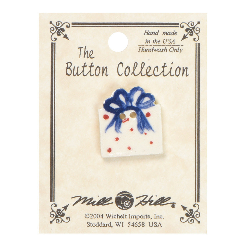 Mill Hill Button 86098 - Blue Present