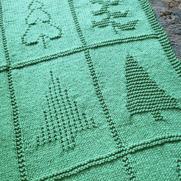 Many Christmas Tree Blanket