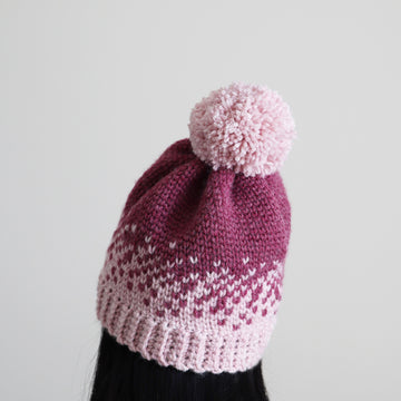 Ombré Fair Isle Beanie