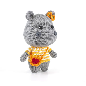 Hannah the Hippo Amigurumi