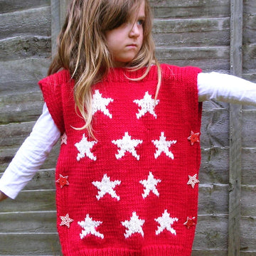 Star Chunky Cape with Snood for kids 1-10 years