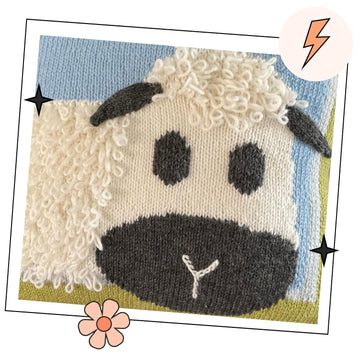 Ewan Woolly Sheep Cushion Pattern