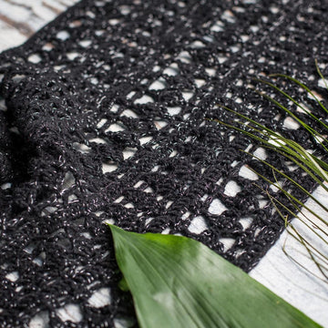 Diamond weave scarf