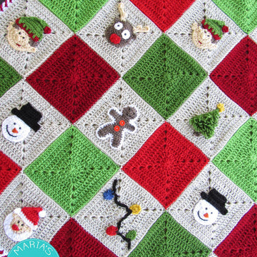 Christmas Granny Afghan