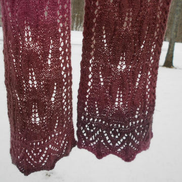 Grape Ivy Lace Scarf
