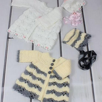 263- Fans Matinee Crochet Pattern #263