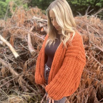 Autumn Walks Rib Cardigan