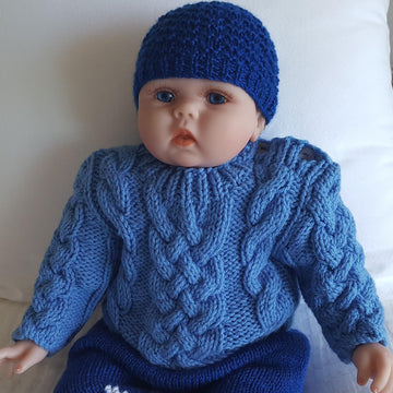 Jesse - 12ply cabled sweater