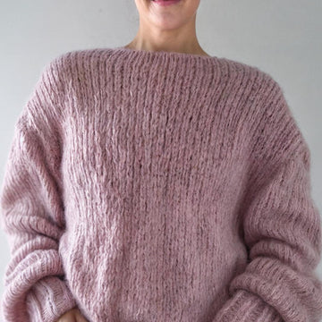Chunky knit pullover