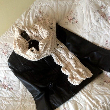 Gramercy Park Crocheted Scarf
