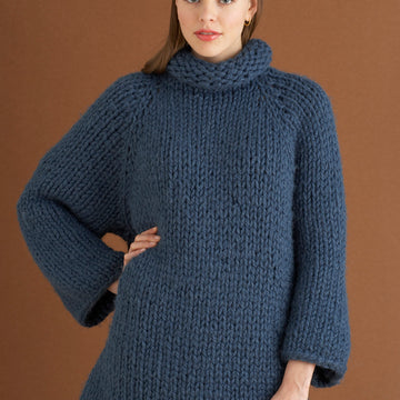 Casual Comfort Pullover in Lion Brand Wool-Ease Thick & Quick - 70648AD