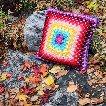 Summer Fun Granny Cushion