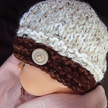 598 UNISEX KNITTED BEANIE "Paulie", newborn baby to adult