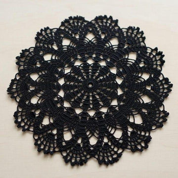 Crochet round doily Pdf + Video Tutorial