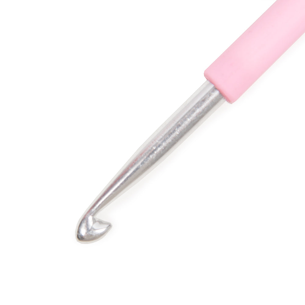 KnitPro Waves Crochet Hook (Set of 9) with Pink Case