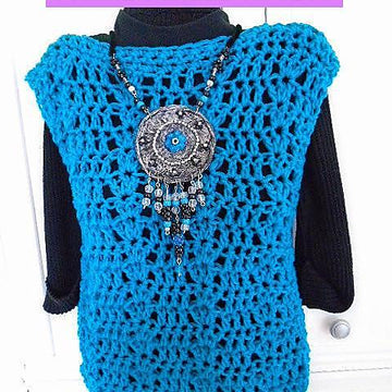 Peacock Summer Shell or Vest