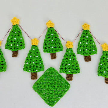 Granny square christmas tree