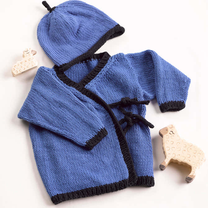 Aloutte Jacket and Beanie in Valley Yarns Southwick - 988 - Downloadable PDF