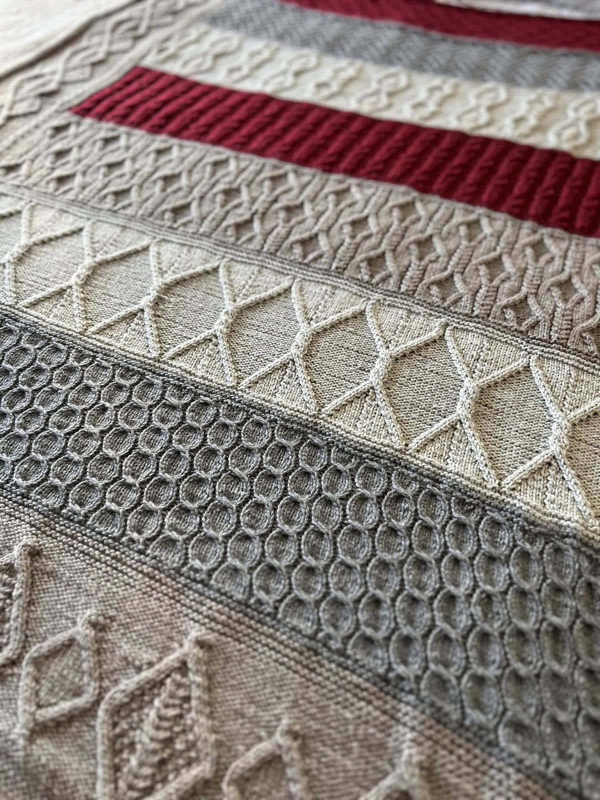 Seamless Joy Cable Afghan