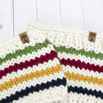 Hudson Bay Stripe Cowl Scarf