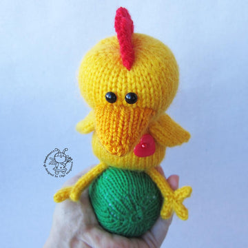 Toy for sleep. Chicken for small babies