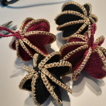 Christmas glitter ornament