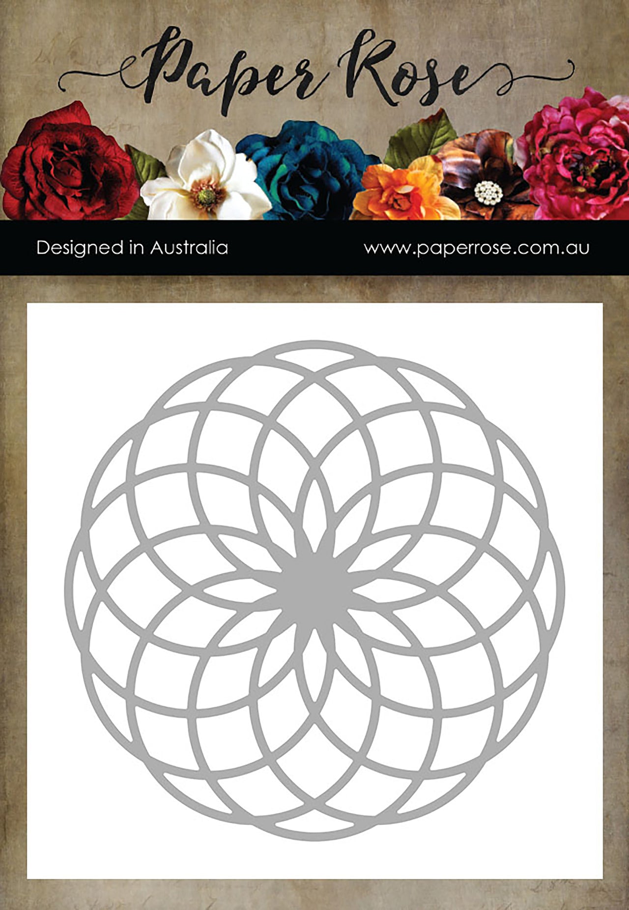 Paper Rose Dies - Circlet Layered Background 1