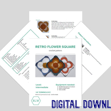 Retro Flower Block