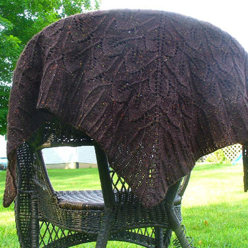 Forest floor shawl