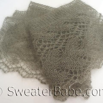 #154 Gossamer One-Ball Lace Scarf