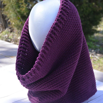 Knotty Hooded Cowl