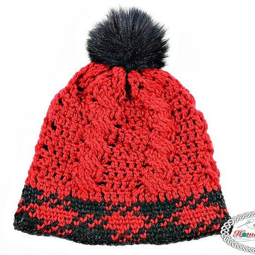 Knit-like Cable Hat