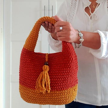 Chenille Egg Bag