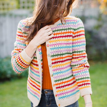 Jessica Vintage Granny Cluster Cardigan