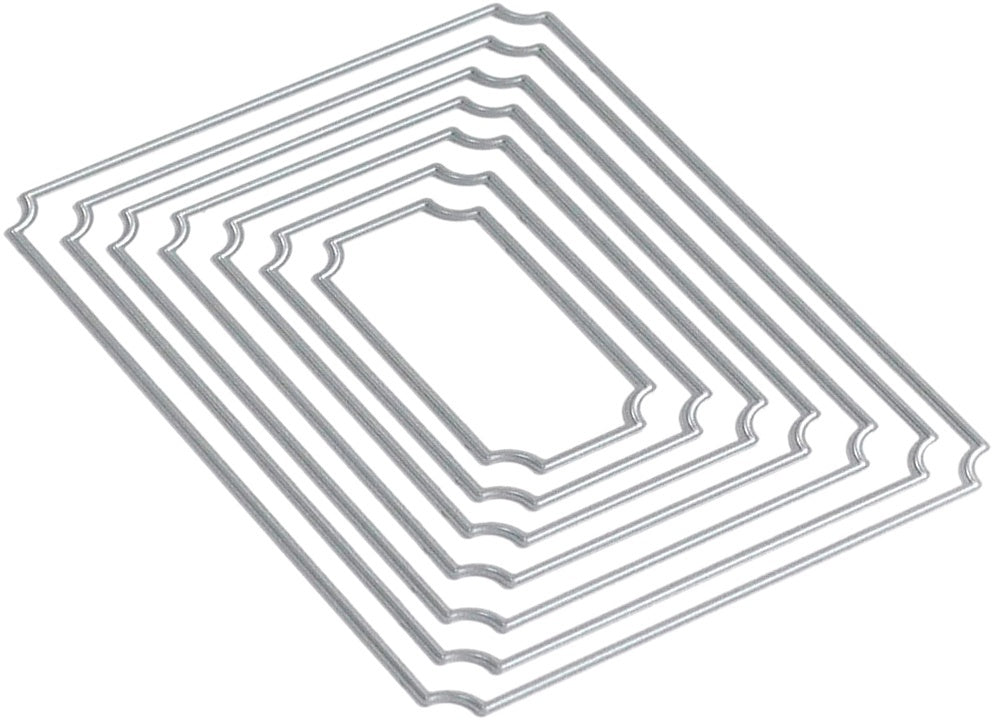 Elizabeth Craft Designs Elizabeth Craft Metal Die - Fitted Indented Rectangle