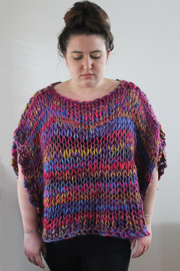 Knitted Rainbow Top
