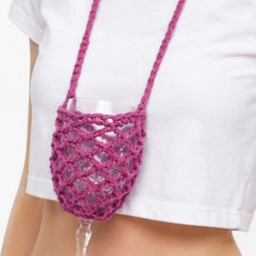 Crochet Wine Glass Holder