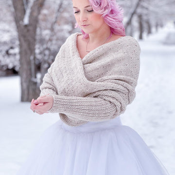 Snowfall Sweater Scarf