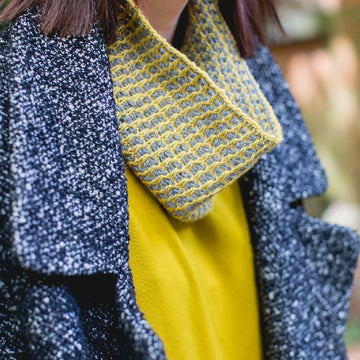 Tunisian Cross Stitch Cowl