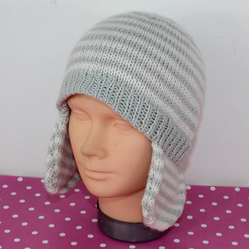 Baby Stripe Trapper Hat