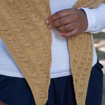 Ruched Shawl