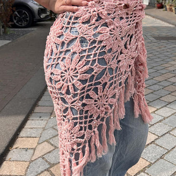 Cleopatra Flower Shawl